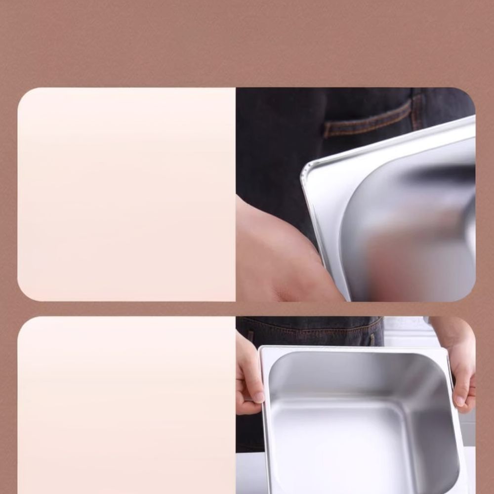 Commercial Kitchen Bin - Conteneur gastronorm en acier inoxydable de