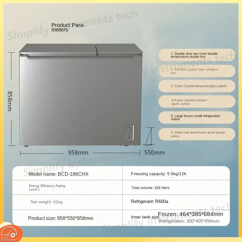 Congélateur domestique grande  - Commercial Chest Freezer avis et prix